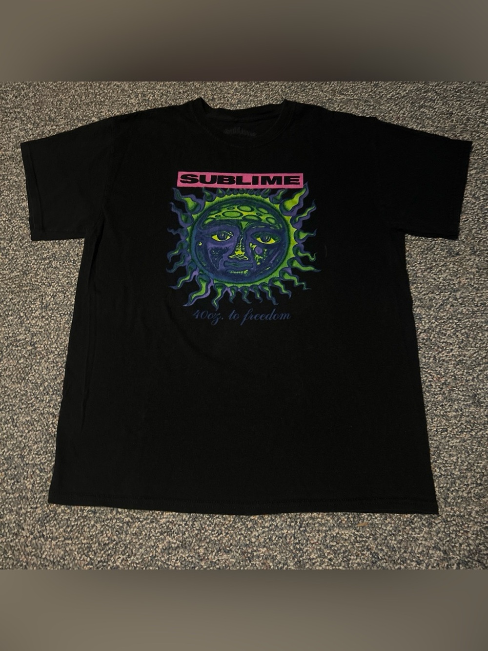 Sublime Black Short-Sleeve Graphic Tee